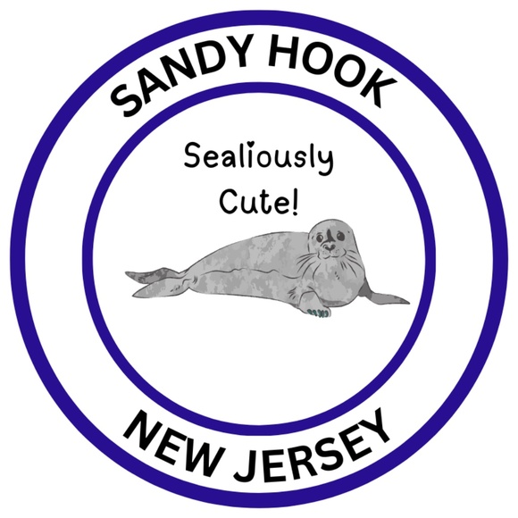 SANDY HOOK NJ sticker ~ HARBOR SEALS ~ Bundle ANY 3 for $15 - Picture 1 of 1